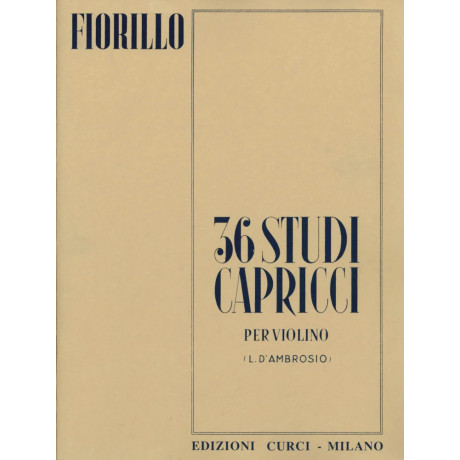 Federigo Fiorillo - 36 Studi (Capricci) per violino