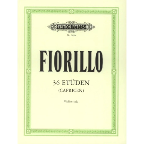 Federigo Fiorillo - 36 Studi (Capricci) per violino