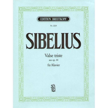 Sibelius - Valse Triste Op.44 per Pianoforte