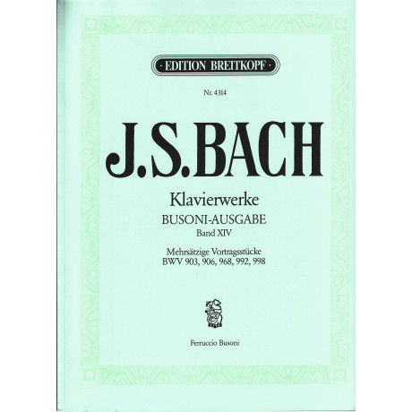 Bach/Busoni - Opere Per Pianoforte Vol. XIV