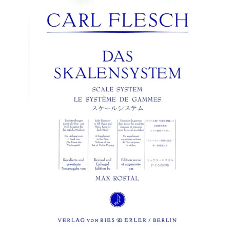 Carl Flesch - The Scale System (Das Skalensystem)