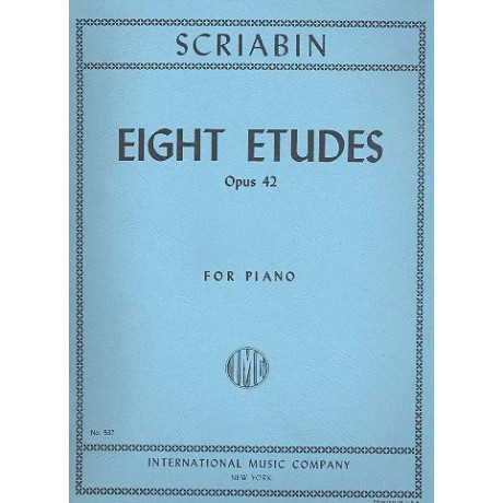 Scriabin - 8 Studi Op.42 per Pianoforte