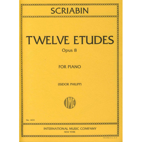 Scriabin - 12 Studi Op.8 per Pianoforte