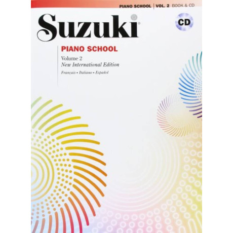 Suzuki - Piano School Vol. 2 per Pianoforte con CD