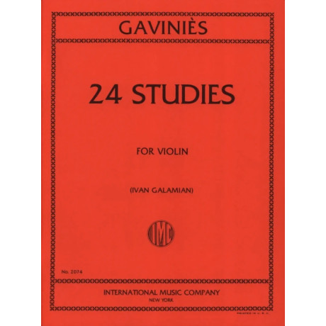 Pierre Gaviniès - Studies (Matinée) for Violin