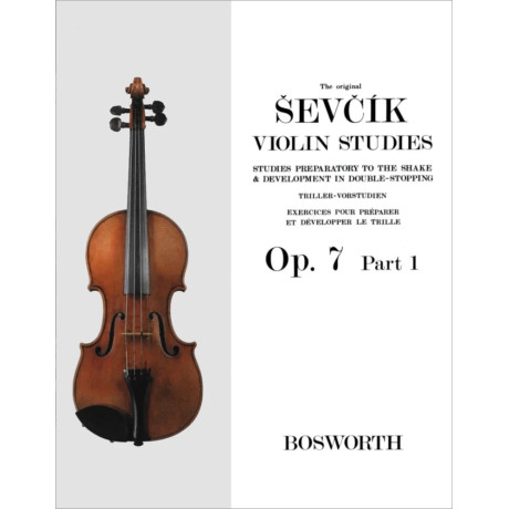 Otakar Ševčík - Studi preparatori al trillo e sviluppo delle corde doppie - Opus 7 Parte 1