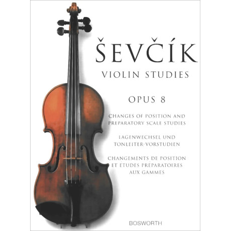 Otakar Ševčík - Cambiamenti di posizione e studi preparatori alle scale - Opus 8