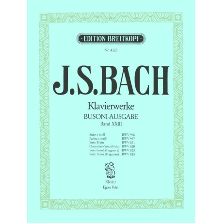 Bach/Busoni - Opere Per Pianoforte Vol. XXIII