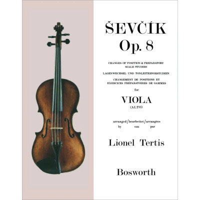 Otakar Ševčík - Cambiamenti di posizione e studi preparatori alle scale per viola - Opus 8