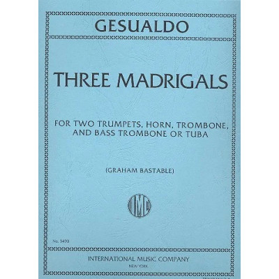 Gesualdo - 3 Madrigali per Quintetto di Fiati