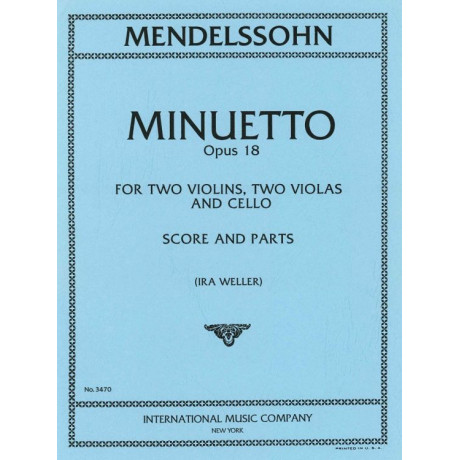Mendelssohn - Minuetto Op.18 per Quintetto D'Archi