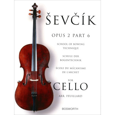 Otakar Ševčík - Scuola di tecnica dell'archetto per violoncello - Opus 2 Parte 6