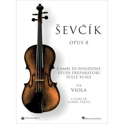 Otakar Ševčík - Cambiamenti di posizione e studi preparatori alle scale per viola - Opus 8 (ed. italiana)