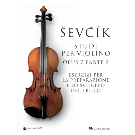 Otakar Ševčík - Studi preparatori al trillo e sviluppo delle corde doppie per violino - Opus 7 Parte 2 (ed. italiana)