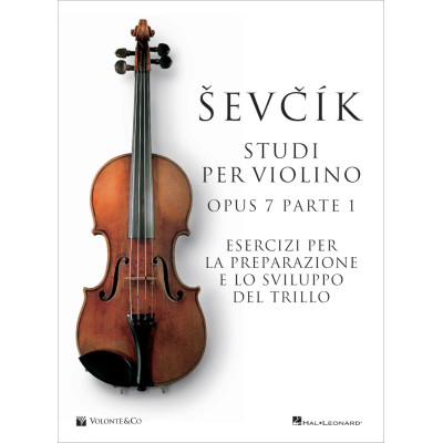 Otakar Ševčík - Studies Preparatory to the Shake & Development in Double-Stopping for Violin - Opus 7 Part 1 (Italian ed.)
