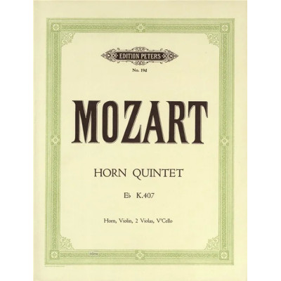 Mozart - Horn Quintet Eb K.407 with String Quartet