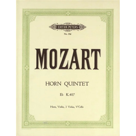 Mozart - Horn Quintet Eb K.407 with String Quartet
