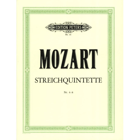 Mozart - Quintetti per Archi n. 4-8