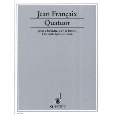 Francaix - Quartet for Wind Instruments and Piano