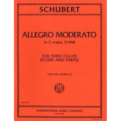 Schubert - Allegro Moderato in Do Maggiore D.968 per 3 Violoncelli