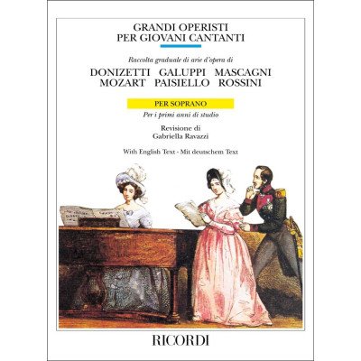 Autori Diversi - Grandi Operisti per Giovani Cantanti per Canto e Piano