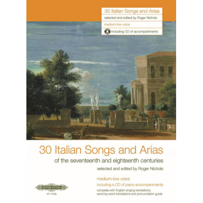 Autori Diversi - 30 Italian Songs and Arias per Canto e Piano con CD