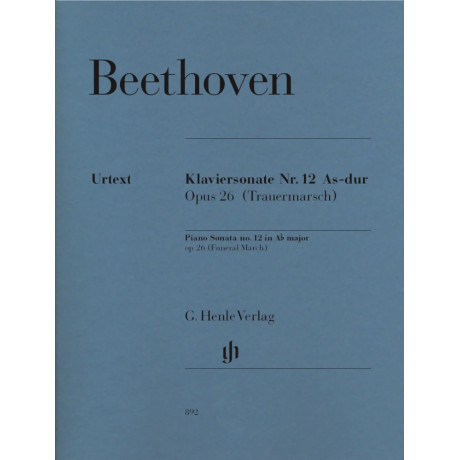 Ludwig van Beethoven - Piano Sonata No. 12 in A flat major Op. 26 "Funeral March"