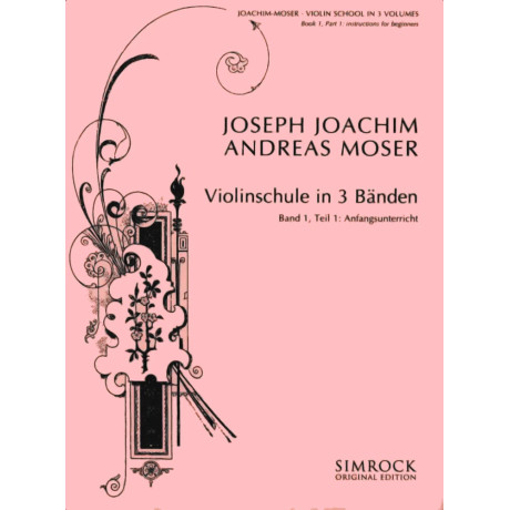 Joachim J. - Moser A. - Scuola del violino - Libro 1 Parte 1