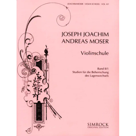 Joachim J. - Moser A. - Violin School - Book 2 Part 1