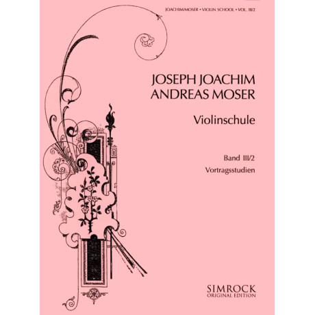 Joachim J. - Moser A. - Violin School - Book 3 Part 2
