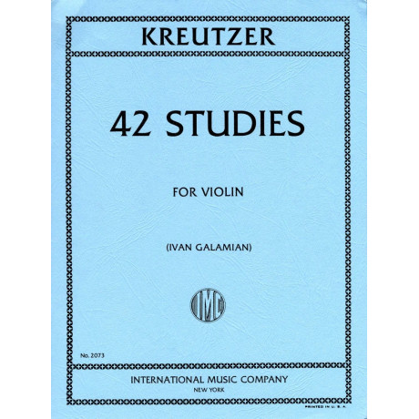 Kreutzer - 42 Studies for Violin
