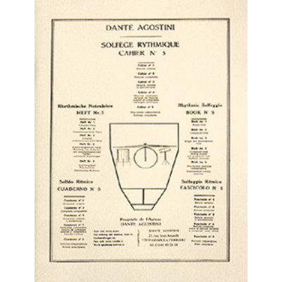 Agostini - Solfeggio Ritmico 5°