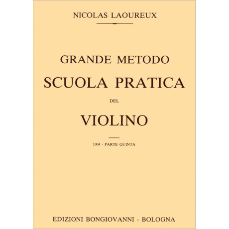 Nicolas Laoureux - Scuola pratica del violino - Parte V
