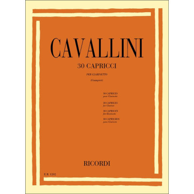 Cavallini - 30 Capricci per Clarinetto