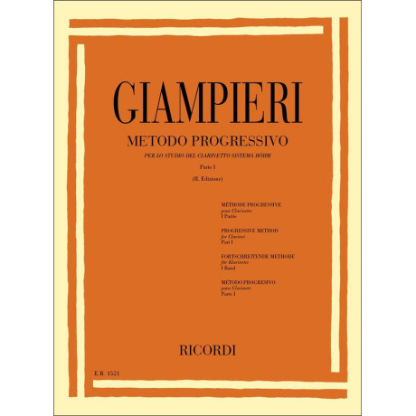 Giampieri - Metodo Progressivo per Clarinetto Vol.1