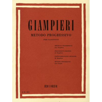 Giampieri - Metodo Progressivo per Saxofono