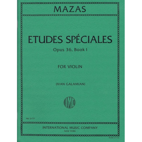 Jacques-Féréol Mazas - Studies for Violin Op. 36 - Libro I: Special Studies