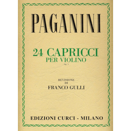 Niccolò Paganini - 24 Caprices for Violin - Op. 1 (M.S. 25)