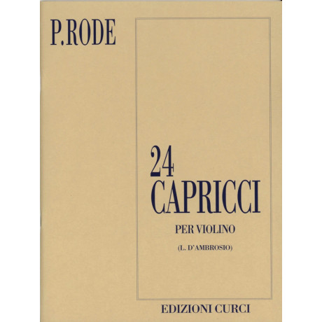 Pierre Rode - 24 Capricci per violino