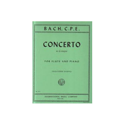 Bach - Concerto in Sol Maggiore Per Flauto e Piano