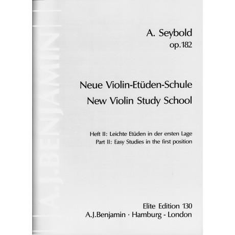 Seybold - New Violin Study School Op.182 Vol.2