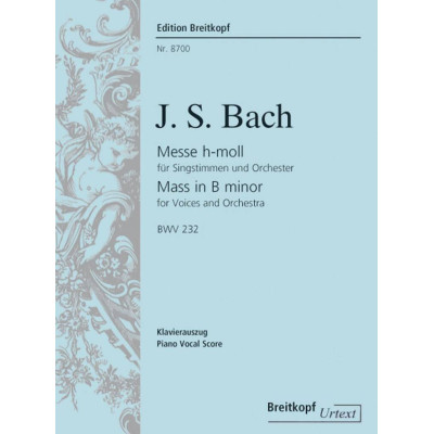 Bach - Messa in Si Minore per Coro Misto e Piano