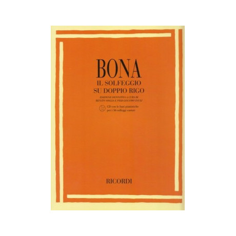 Bona - Il Solfeggio su Doppio Rigo con CD