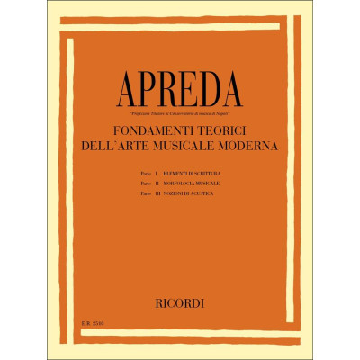 Apreda - Fondamenti Teorici Dell'Arte Musicale Moderna