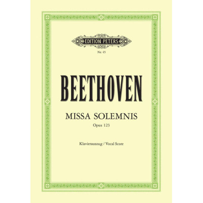 Beethoven - Missa Solemnis Op.123 per Soli Coro e Piano