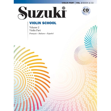 Shinichi Suzuki - Suzuki Violin School - Volume 2 - Violin Part - Italian Edition - Audio-CD enclosed