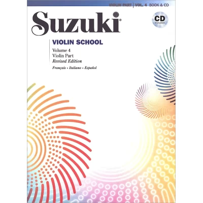 Shinichi Suzuki - Suzuki Violin School - Volume 4 - Violin Part - Edizione italiana - Con CD audio allegato