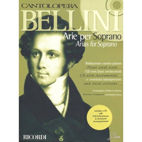 Bellini - Cantolopera Arie per Soprano per Canto e Pianoforte