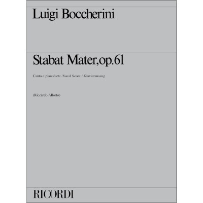 Boccherini - Stabat Mater Op.61 per Canto e Pianoforte