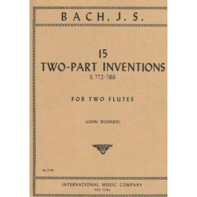 Bach - 15 Invenzioni a 2 Voci Per Due Flauti